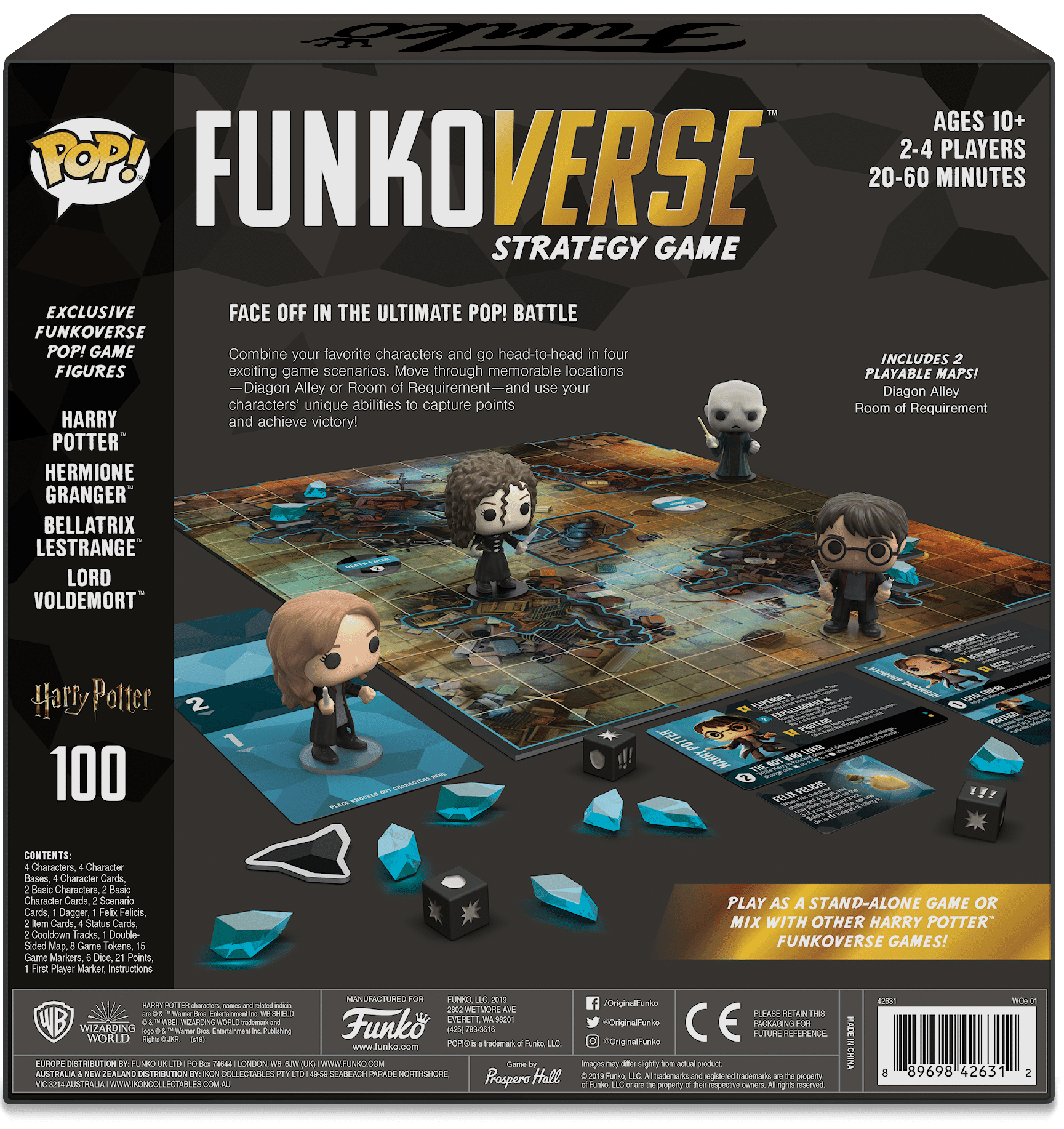 Pop Funkoverse Strategy Game: Harry Potter 100 Base set - Oddball Games