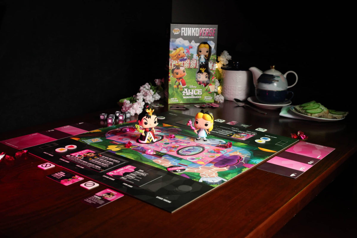 Pop Funkoverse Strategy Game: Alice In Wonderland 100 set - Oddball Games